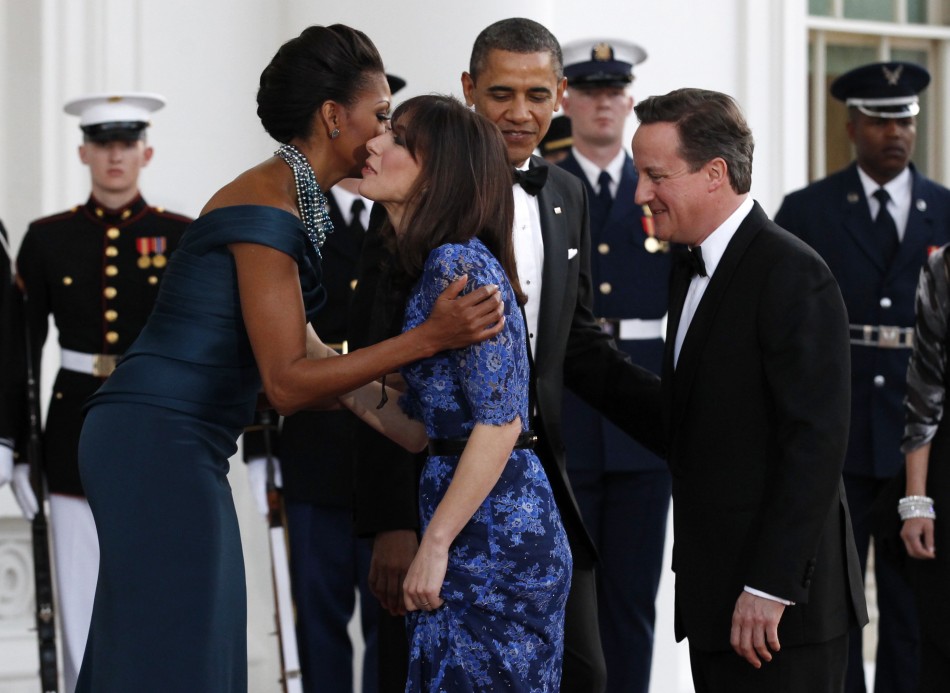 Samantha Cameron, Michelle Obama Dazzle at the White House State Dinner