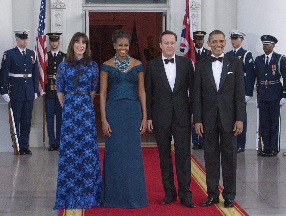 Samantha Cameron, Michelle Obama Dazzle at the White House State Dinner