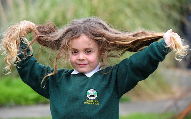 Sunderland Boy Demands the Chop for 'Girly' 18in Hair