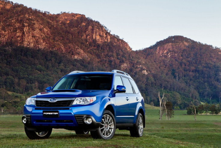 A parked 2011 Subaru Forester.