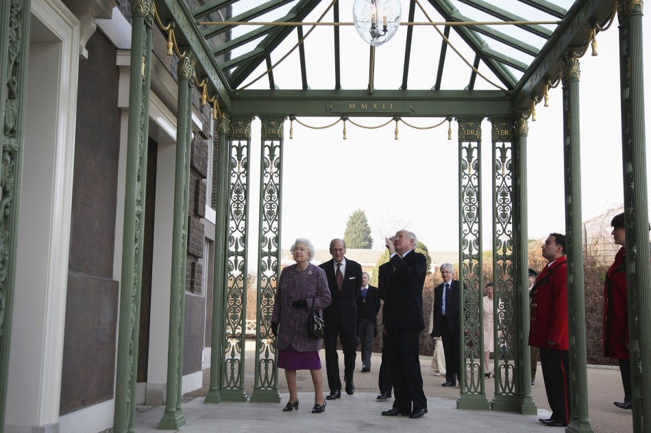 Britain039s Queen Elizabeth and Prince Philip attend the the official reopening of Kensington Palace in London