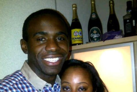 Fabrice Muamba with fiancee Shauna Magunda, who has urged fans to pray for the Bolton star to recover