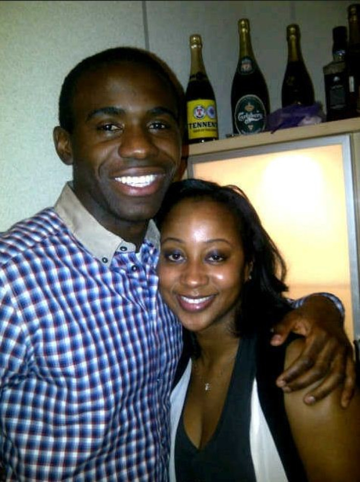 Fabrice Muamba with fiancee Shauna Magunda, who has urged fans to pray for the Bolton star to recover