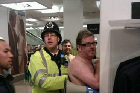 Matt O'Connor arrested at Marks & Spencer in Oxford Street