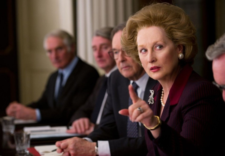 Meryl Streep as Margaret Thatcher in The Iron Lady