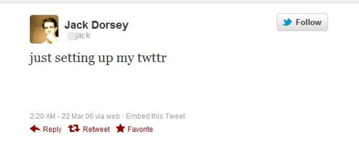 6th anniversary of first tweet on Twitter