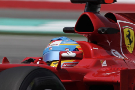 Ferrari Formula One driver Alonso drives during the first practice session of the Malaysian F1 Grand Prix at Sepang International Circuit outside Kuala Lumpur
