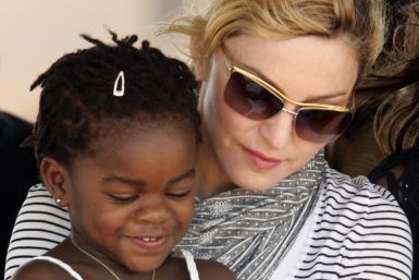 Madonna with Mercy in 2010.Mercy is now six.