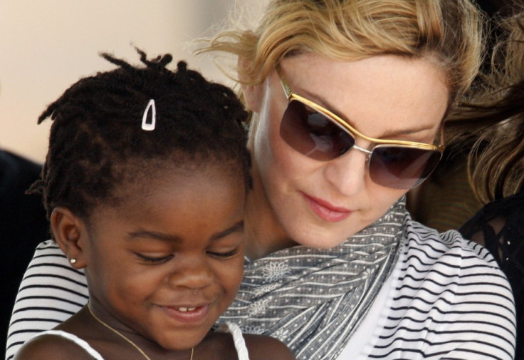 Madonna with Mercy in 2010.Mercy is now six.