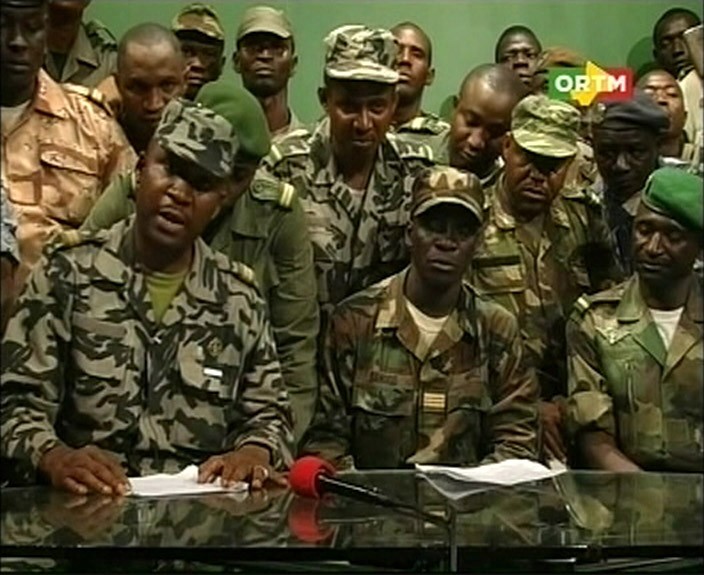 Leaders of the Mali putsch