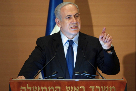 Israel's Prime Minister Benjamin Netanyahu speaks during a conference in Jerusalem