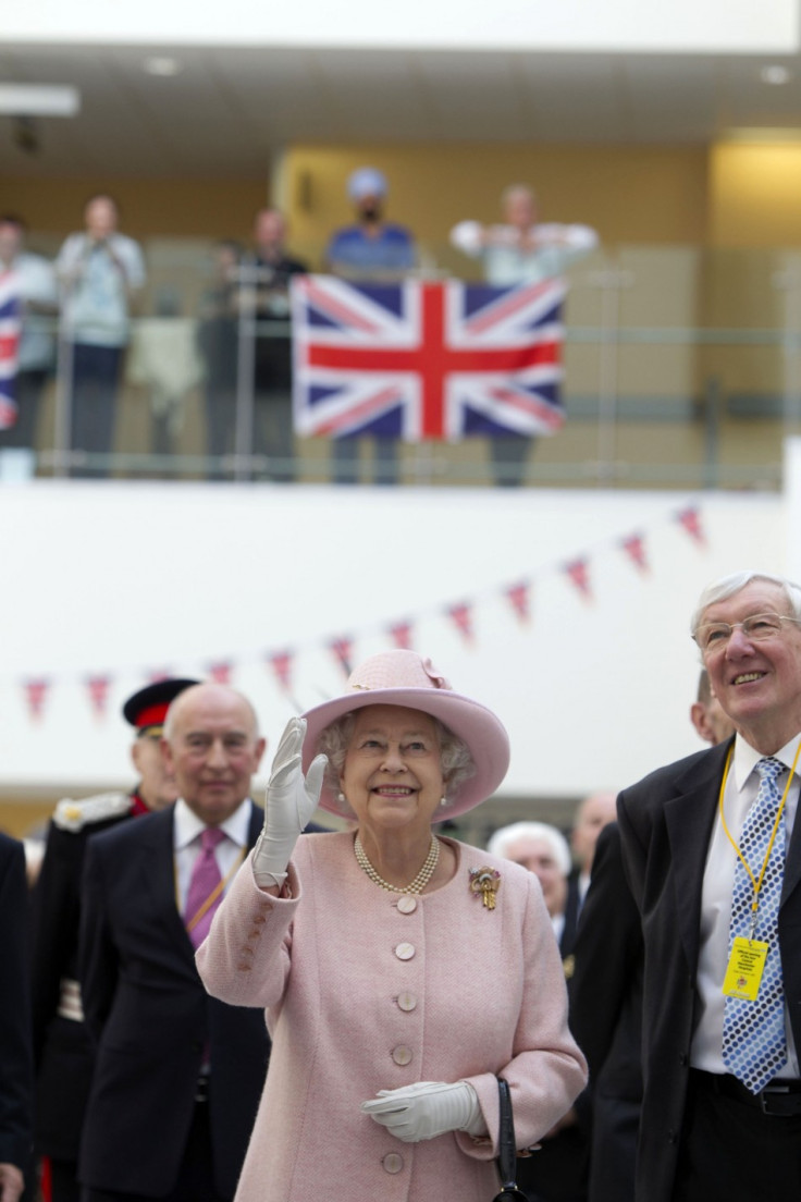 Queen Elizabeth in Manchester