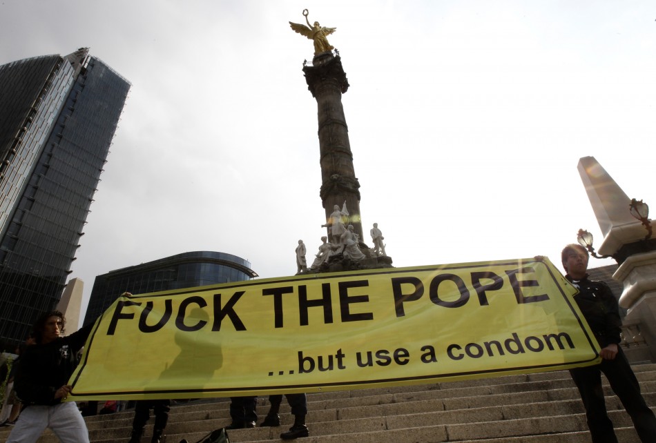 Protest Against Pope