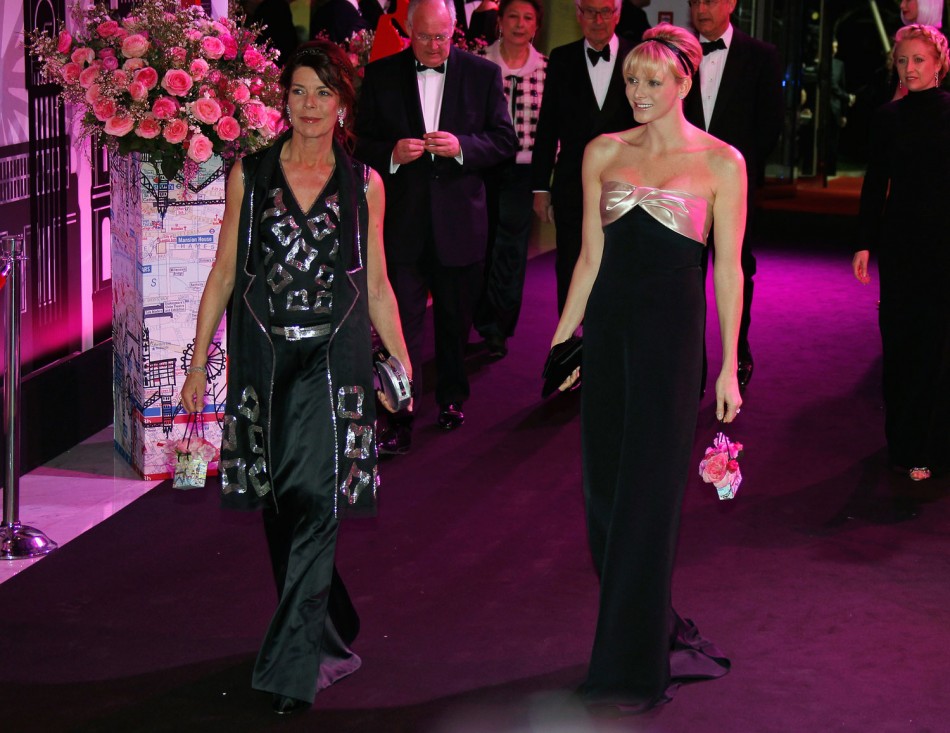 Princess Charlene Dazzles in Swinging London Themed 2012 Rose Ball