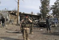 Gunman wearing Afghan army uniform killed two Nato soldiers in Helmand province, southern Afghanistan