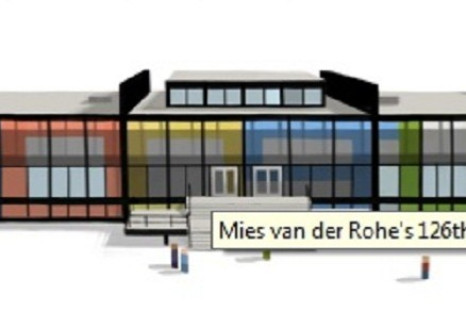 Google Doodle on Mies van der Rohe