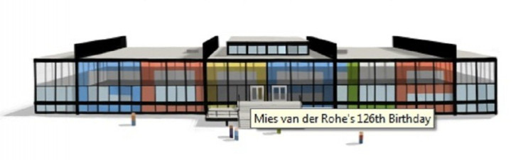 Google Doodle on Mies van der Rohe