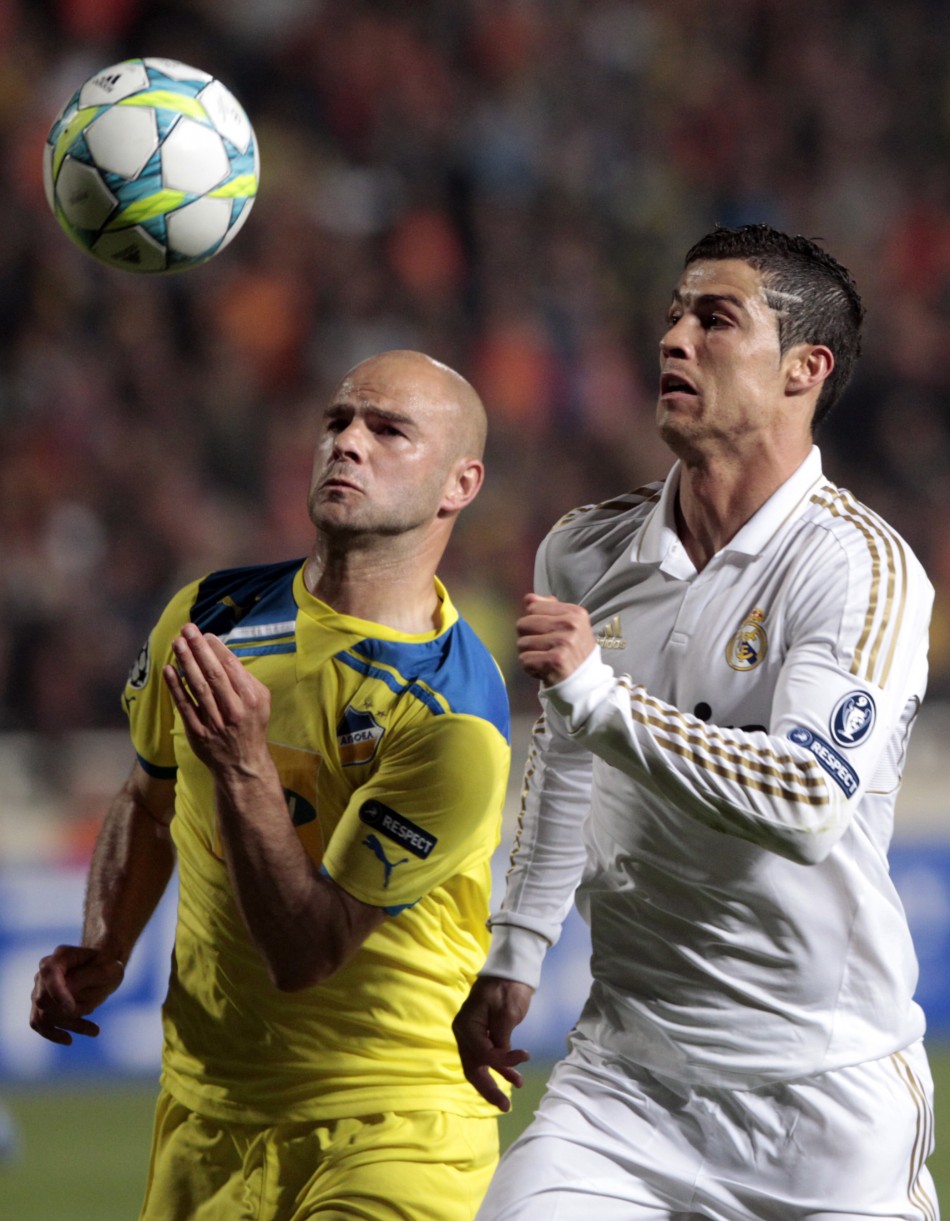 Soccer - APOEL v Real Madrid - Champions League - First Leg - Quarter-Finals- Neo GSP Stadium
