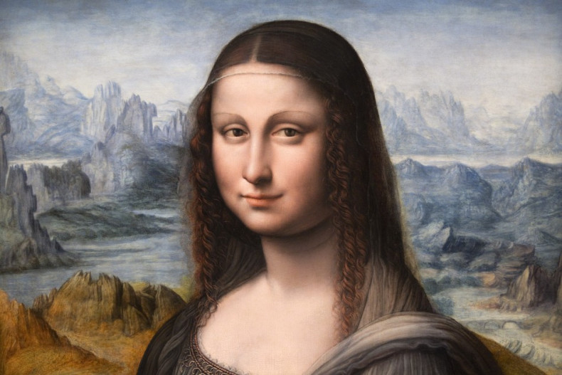A copy of Leonardo Da Vinci's famous