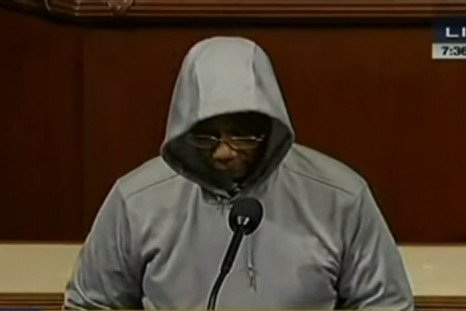 Illinois Congressman Bobby Rush put on a hoodie to discuss racial profiling in the House of Representatives