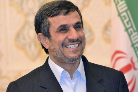 Iranian president Mahmoud Ahmadinejad