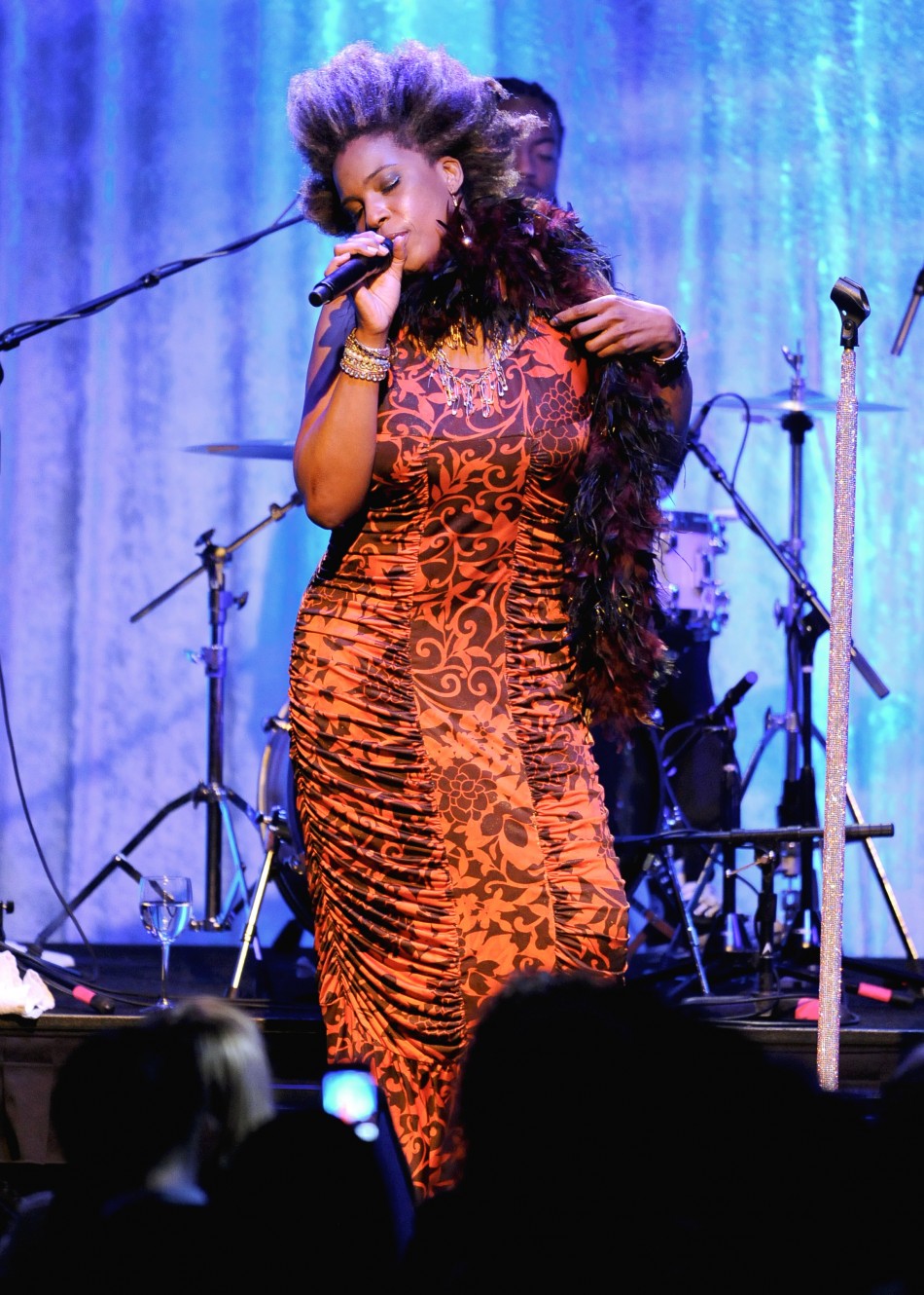 Singer Macy Gray performs at quotThe Advocate 45thquot celebrating the magazines 45 years of publication in Beverly Hills
