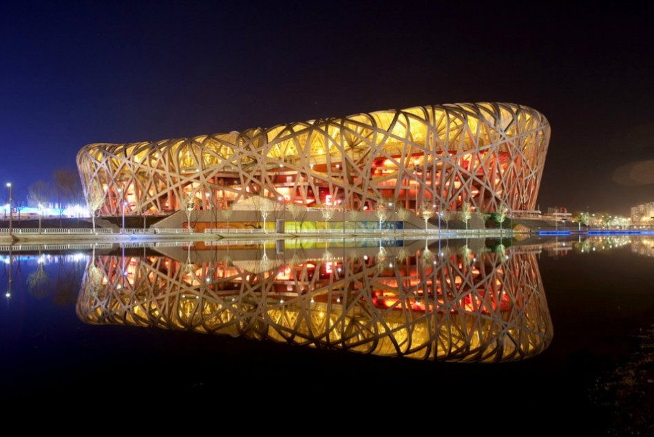 Birds Nest Stadium, China.