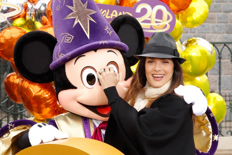 From Salma Hayek to Katie Melua: Celebs at 20th Paris Disneyland Resort