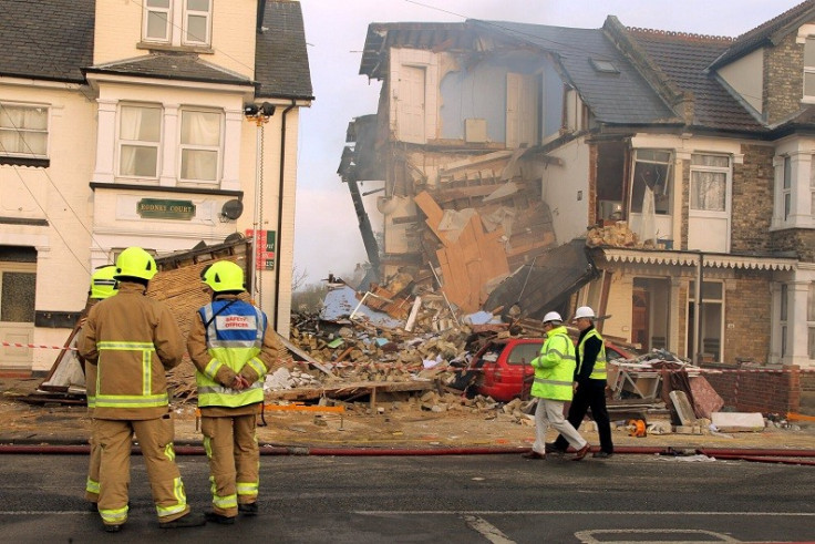 Clacton House Collapsed