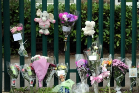 Flowers left at school gates after six-year-old pupil Chantelle Firth chokes to death