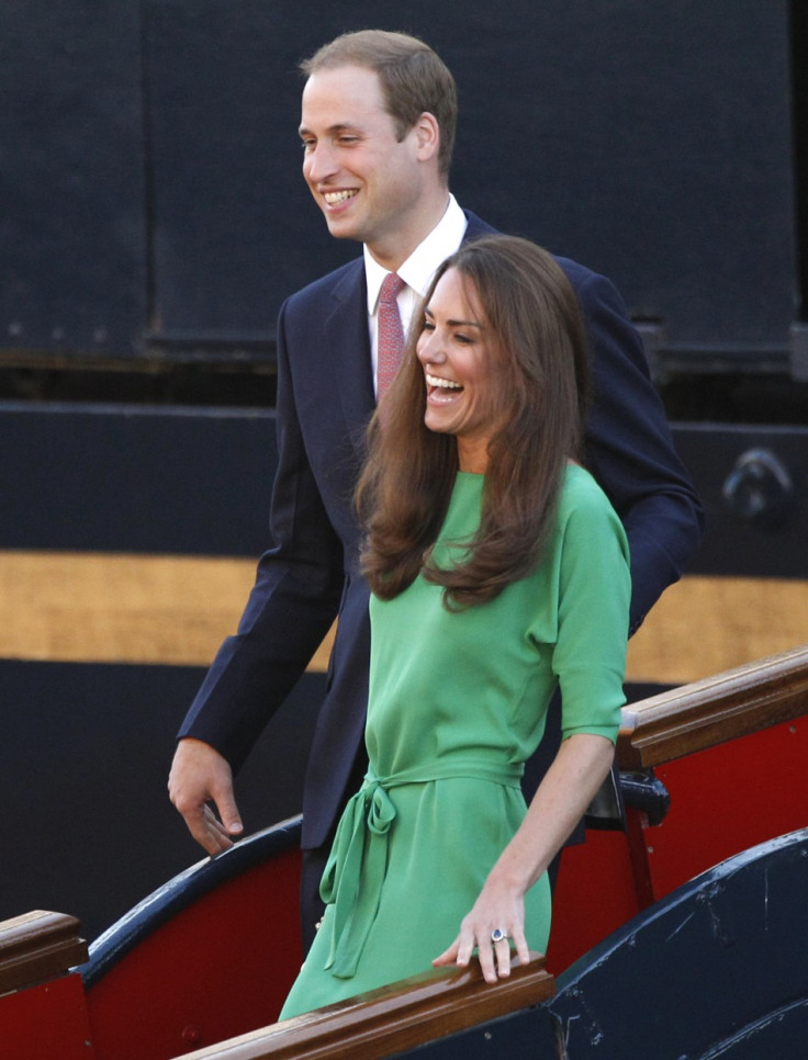 Prince William and his wife Catherine, the Duchess of Cambridge
