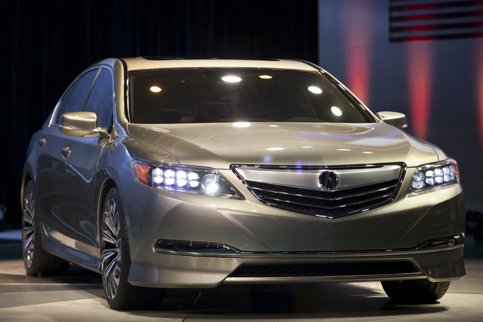 The new Acura RLX Concept is introduced during the 2012 New York International Auto Show at the Javits Center in New York