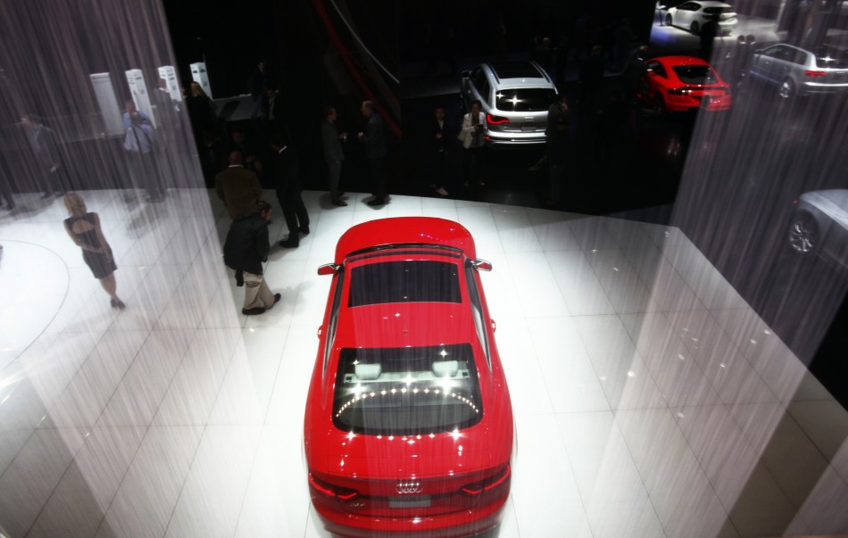 The Audi RS 5 automobile is seen at the 2012 International Auto Show in New Yor