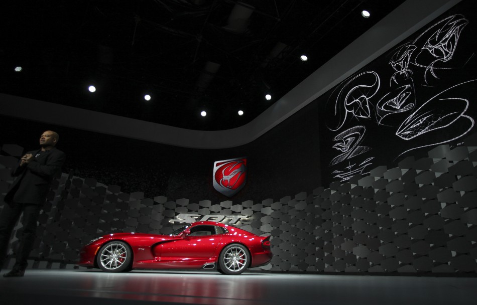The 2013 Chrysler SRT Viper is seen at the 2012 International Auto Show in New York