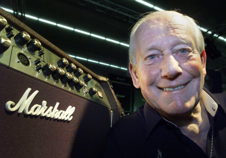 Jim Marshall's name became one of most recognisable for rock guitarists and their legions of fans