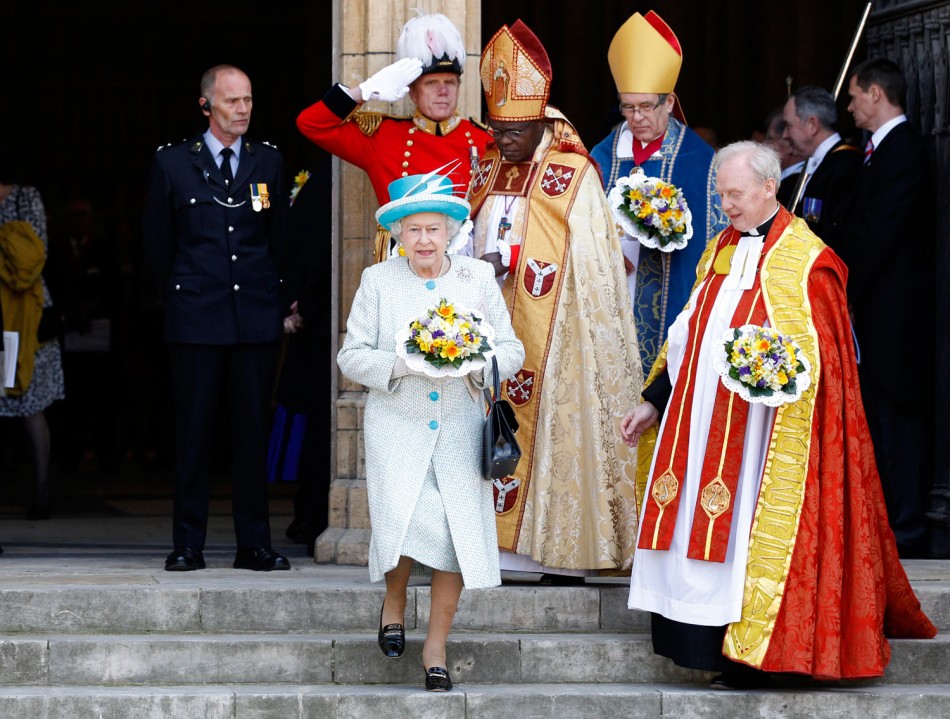 Queen Elizabeth II Presents Traditional Maundy Money to UK Pensioners