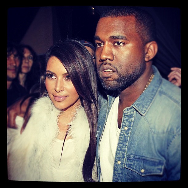 Kim Kardashian and Kanye West