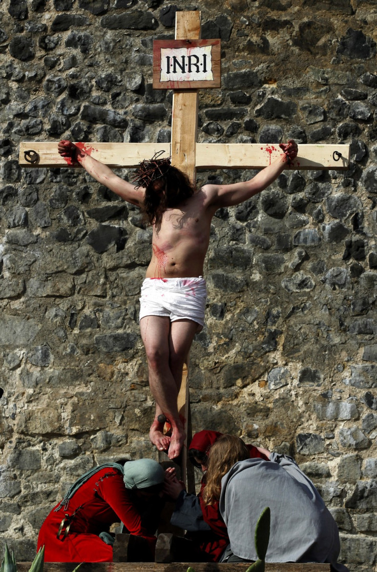 Jesus Christ's Crucifixion Re-enacted In Czech Passion Play