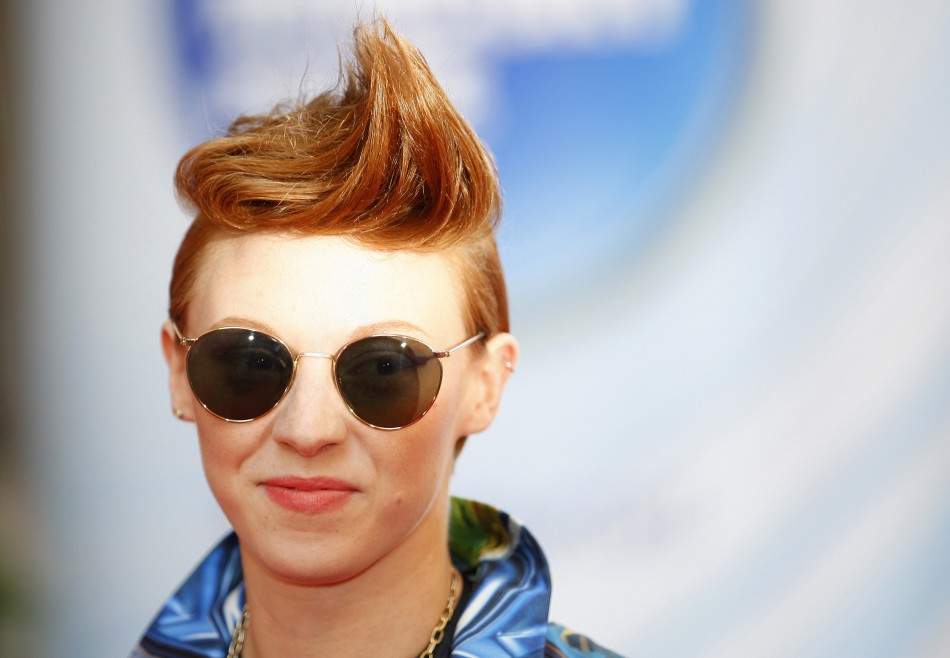 British singer Elly Jackson from the band La Roux arrives for the Mercury Prize awards in London
