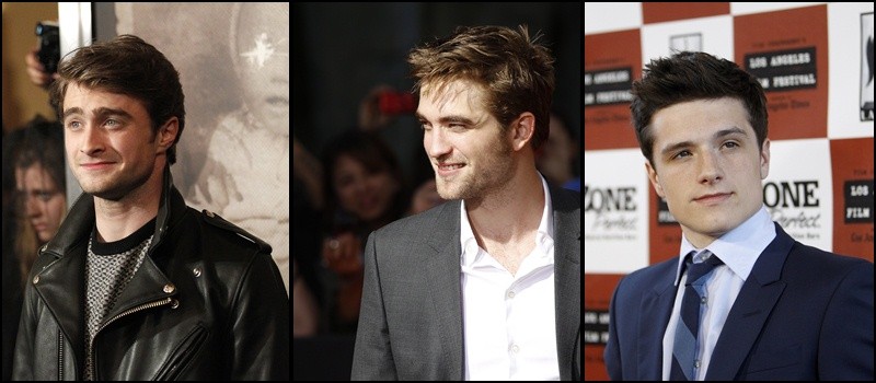 Daniel Radcliffe, Robert Pattinson  Josh Hutcherson