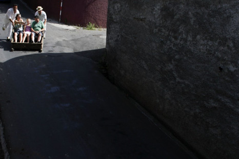 Madeira's Monte toboggan, Portugal