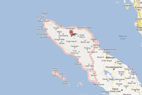 The 8.7 magnitude earthquake struck off the coast of Aceh. (googlemaps)
