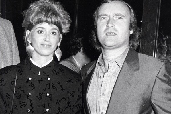 Phil Collins and Jill Tavelman