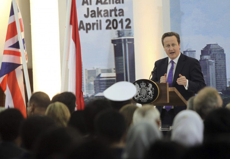 David Cameron in Indonesia