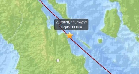 The earthquake had a magnitude of 6.9 (USGS) The earthquake had a magnitude of 6.9 (USGS)