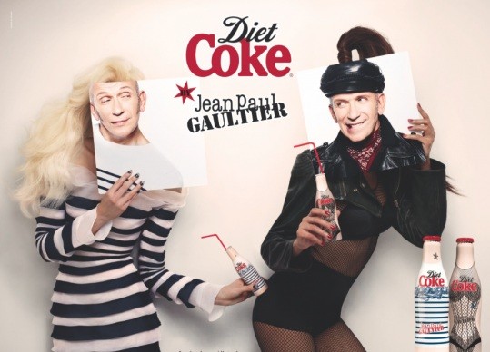 Coca-Cola unveils news bottles designed in collaboration with Jean Paul Gaultier