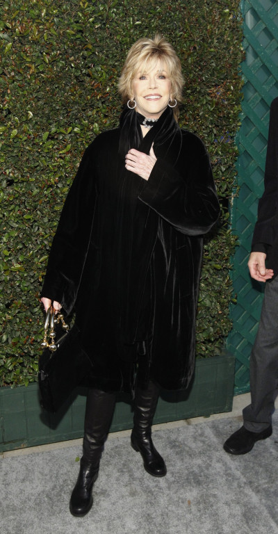 Fonda poses as she arrives for the world premiere of the video quotMy Valentinequot directed by Paul McCartney in West Hollywood Fonda poses as she arrives for the world premiere of the video quotMy Valentinequot directed by Paul McCartney in West Hollywood