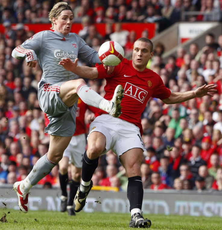 Fernando Torres and Nemanja Vidic