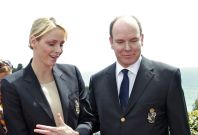 Princess Charlene Back to Boring Black and Beige during the 2012 Monte Carlo Masters