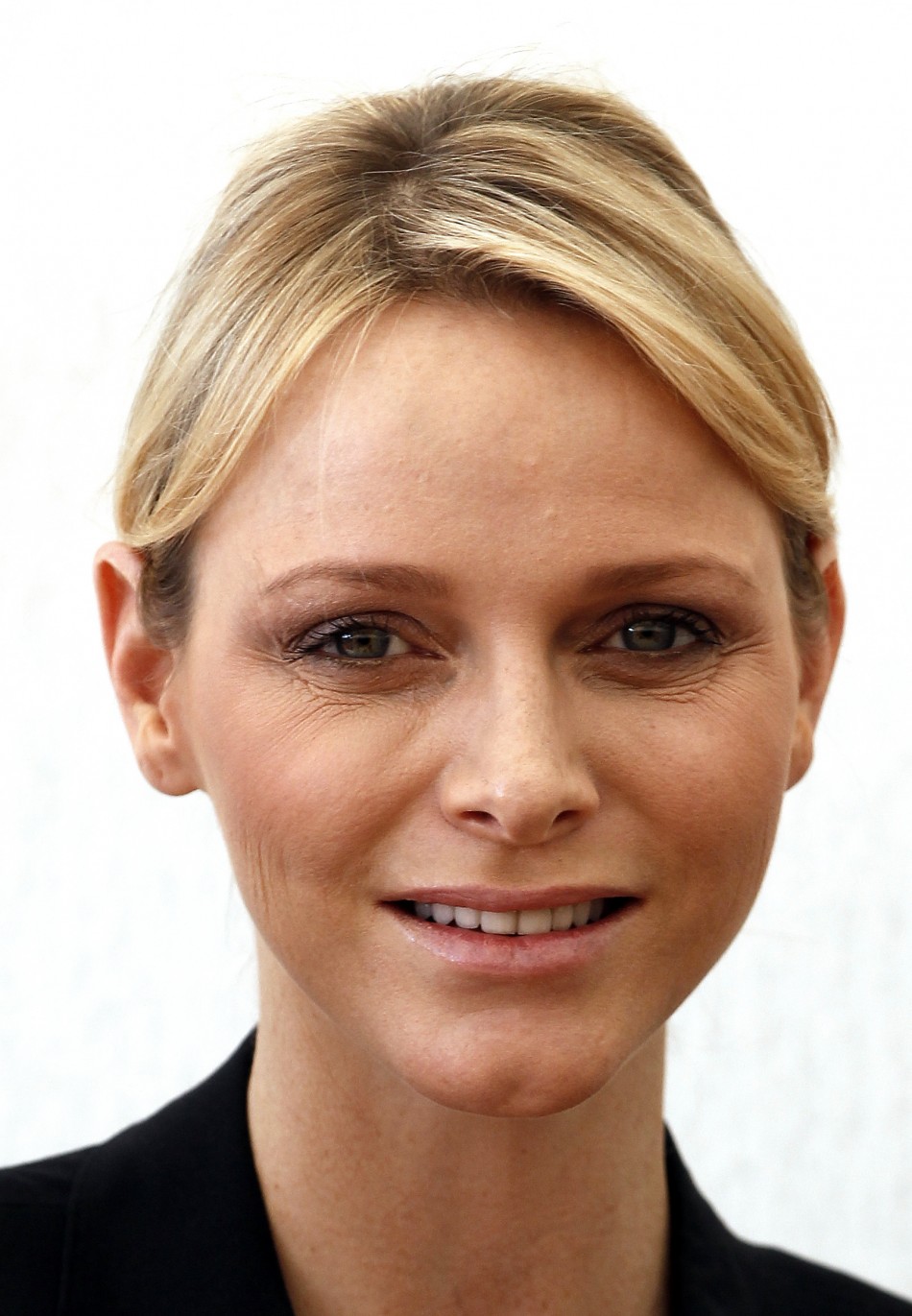 Princess Charlene Back to Boring Black and Beige during the 2012 Monte Carlo Masters